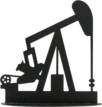 Amazon.com: Innovative Fabricators, Inc. Pump Jack Oil Field Standing Silhouette Centerpiece Cake Topper, 7 Inch : Home & Kitchen